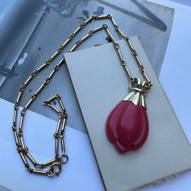 1970s Sarah Coventry Tulip Necklace Bloomers and Frocks
